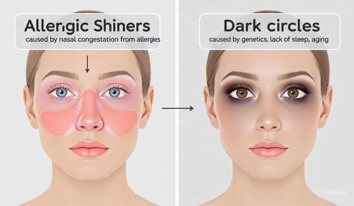Difference Between Allergic Shiners And Dark Circles