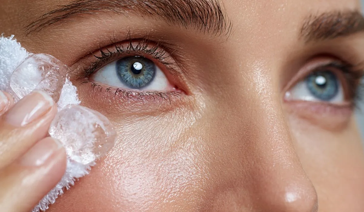 Get Rid Of Dark Circles With Ice Cubes