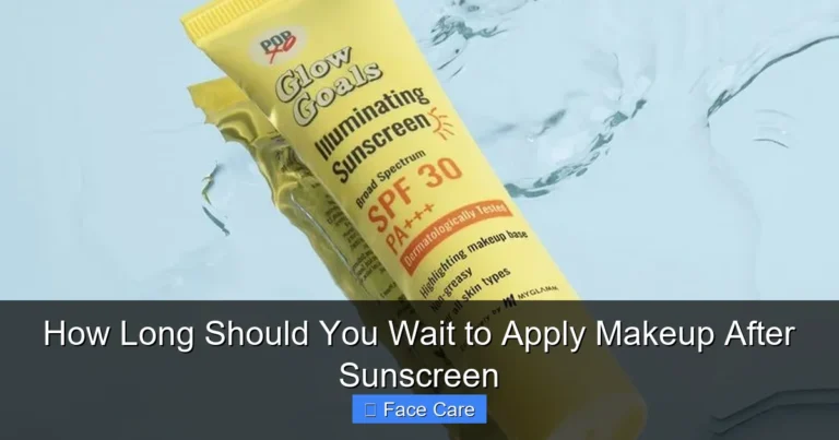 How Long Should You Wait to Apply Makeup After Sunscreen