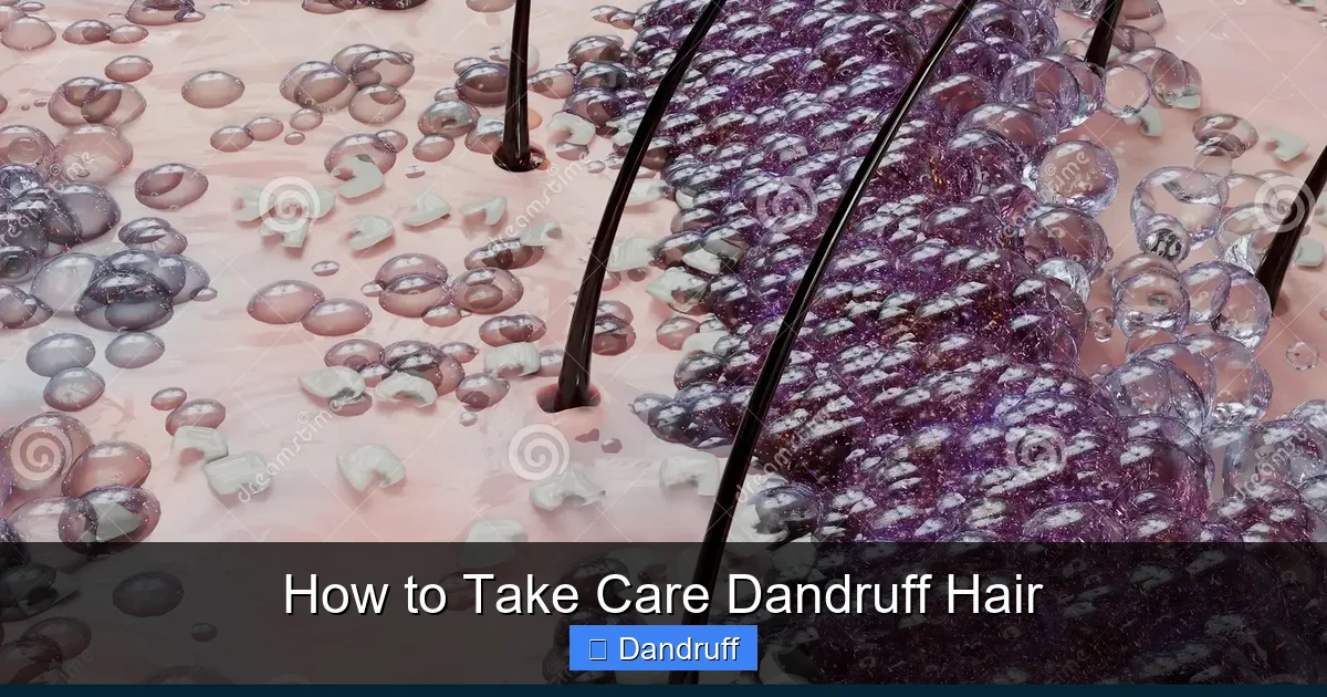 How to Take Care Dandruff Hair