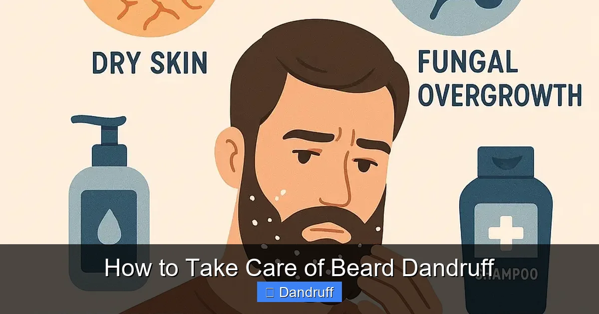 How to Take Care of Beard Dandruff