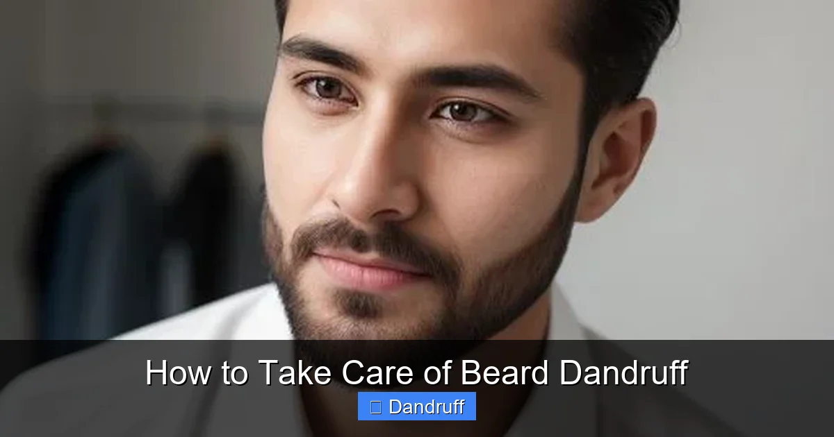 How to Take Care of Beard Dandruff