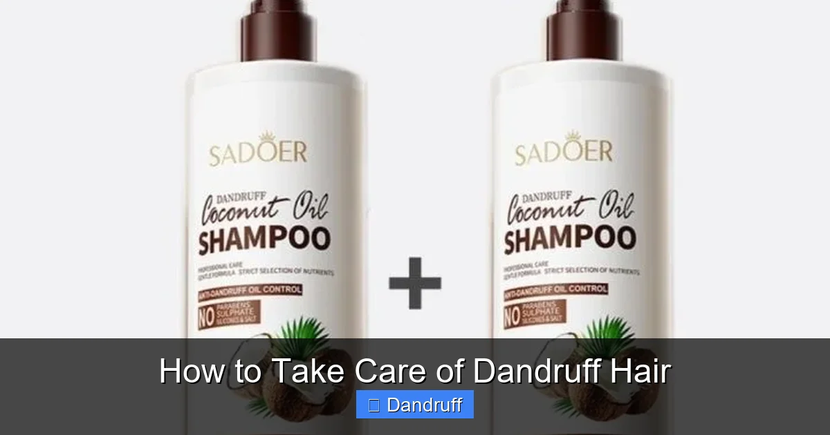 How to Take Care of Dandruff Hair
