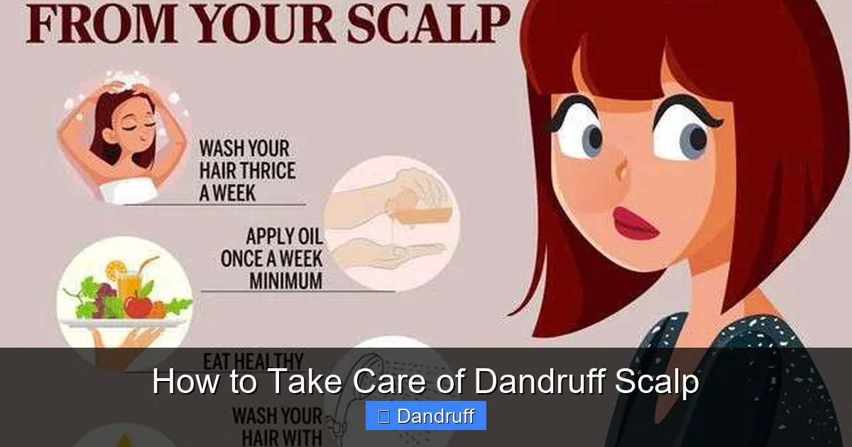 How to Take Care of Dandruff Scalp