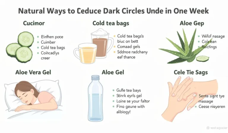 How To Remove Dark Circles Under Eyes Naturally In One Week