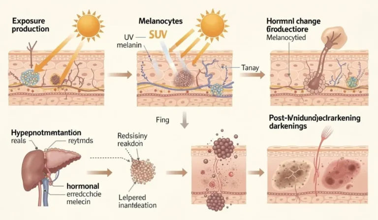 Why Skin Color Becomes Dark
